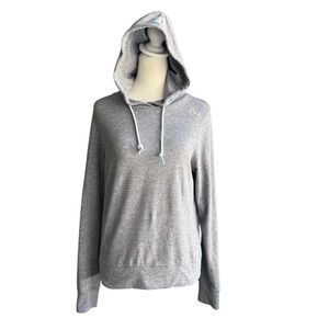 Rhoback Women's Performance Hoodie Blue Gray Pullover Small Activewear Golf